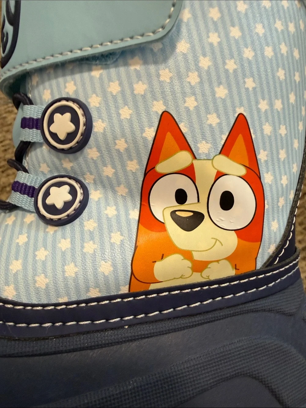 Bluey toddler snow boots 9